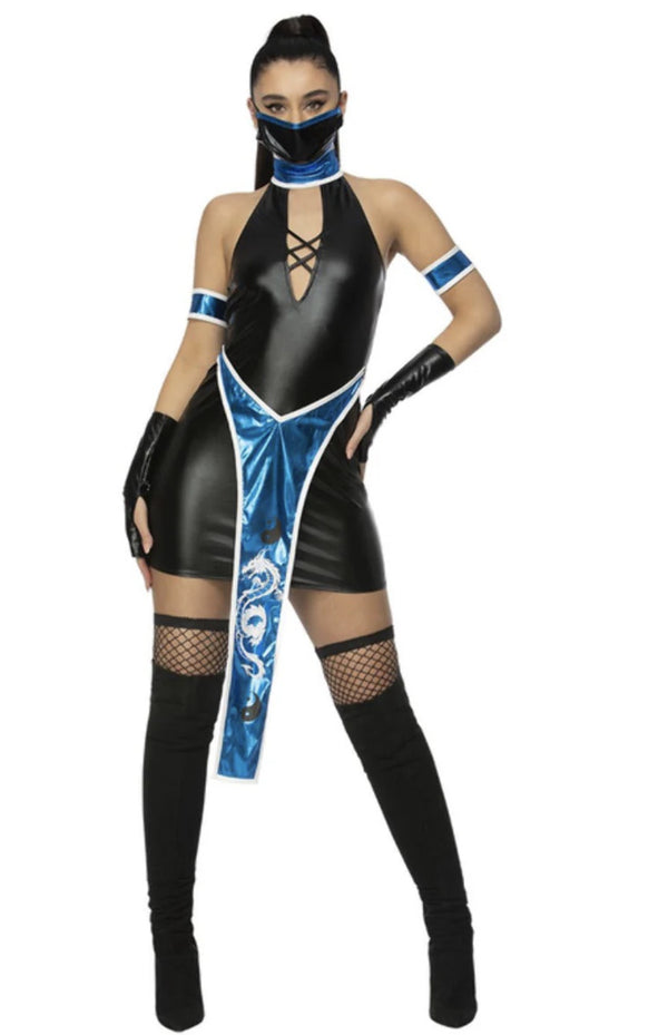 Fever Blue Ninja Costume